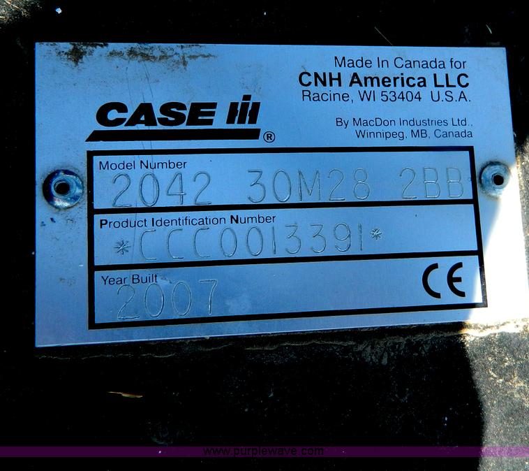 image for item B3880 2007 Case IH 2042 draper header