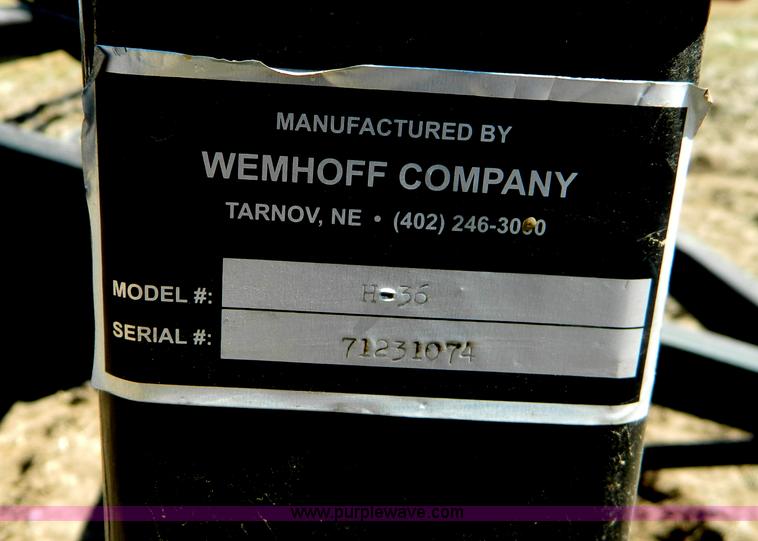 image for item B3881 Wemhoff H36 header trailer