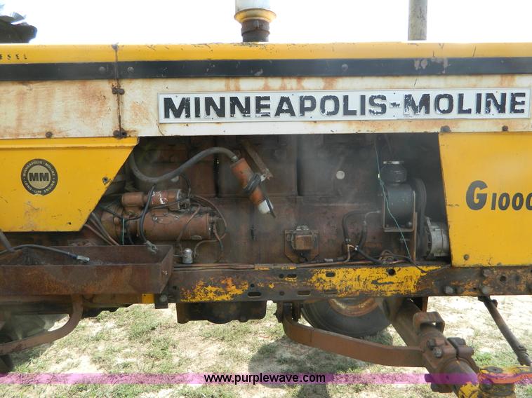 image for item B3889 1966 Minneapolis Moline G1000 tractor