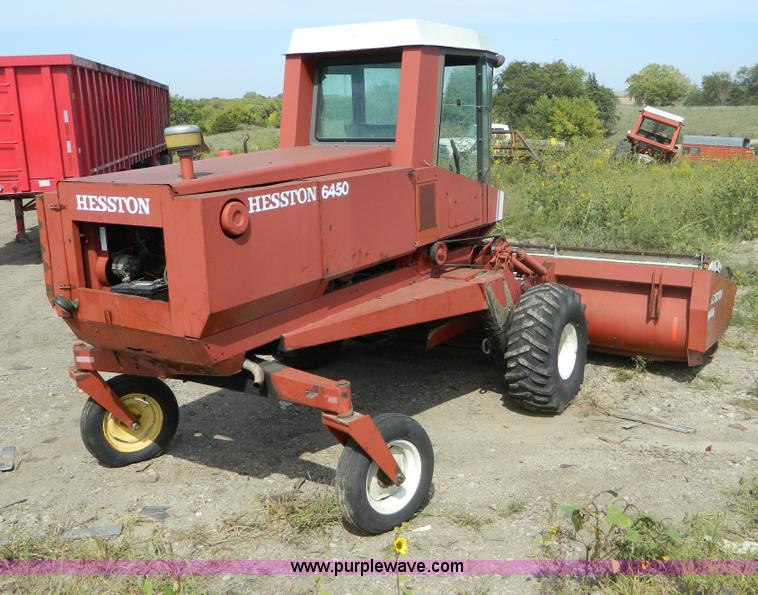 image for item B3895 Hesston 6450 self-propelled swather