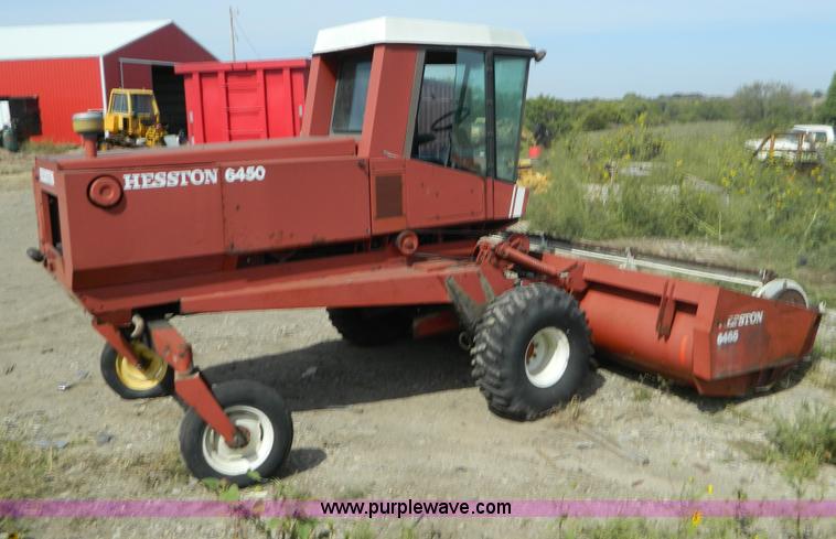image for item B3895 Hesston 6450 self-propelled swather