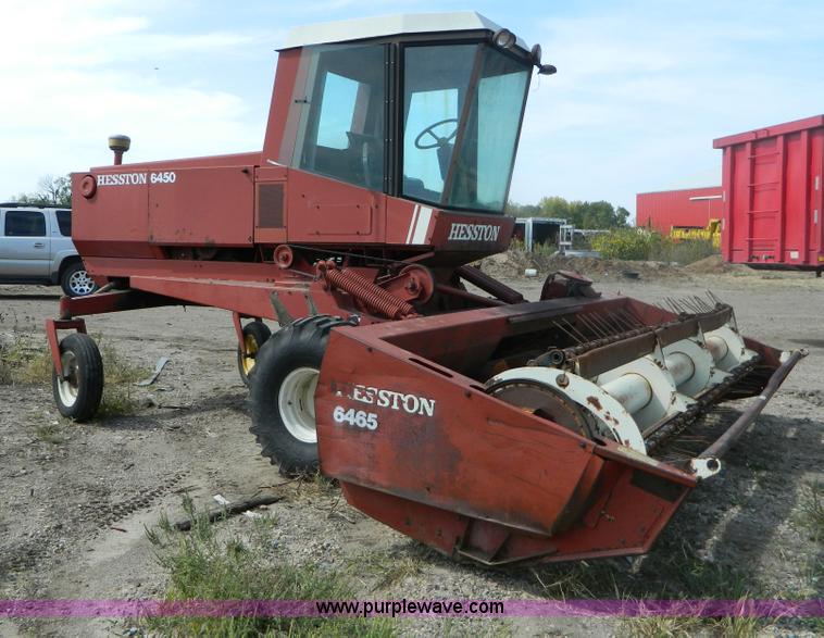image for item B3895 Hesston 6450 self-propelled swather