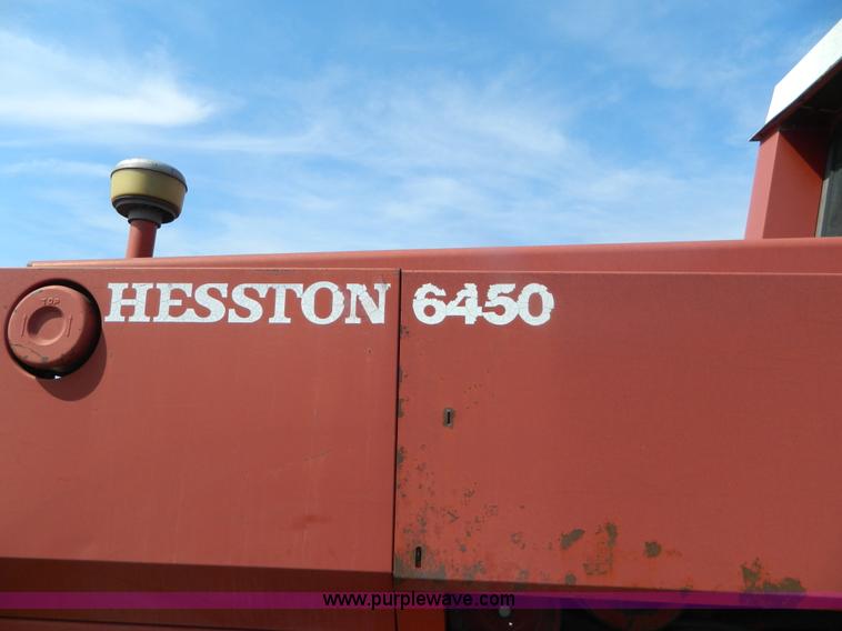 image for item B3895 Hesston 6450 self-propelled swather