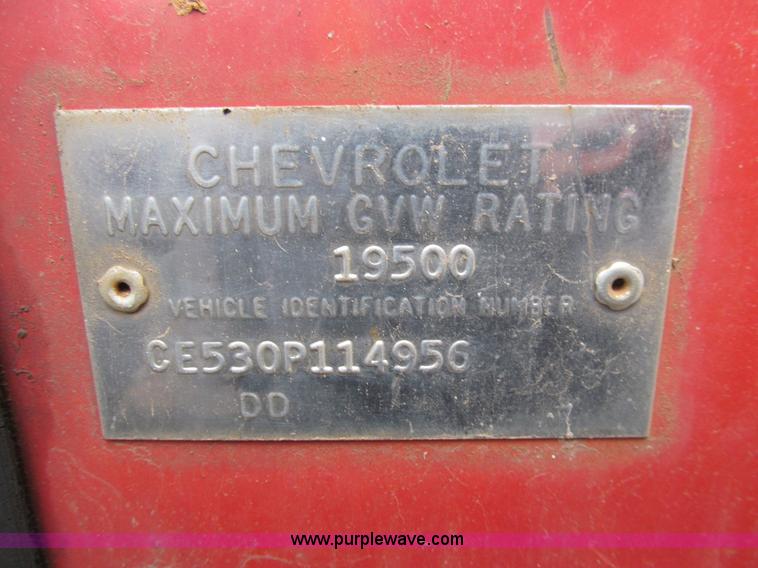 image for item C3534 1970 Chevrolet C50 Bob-Tail semi truck