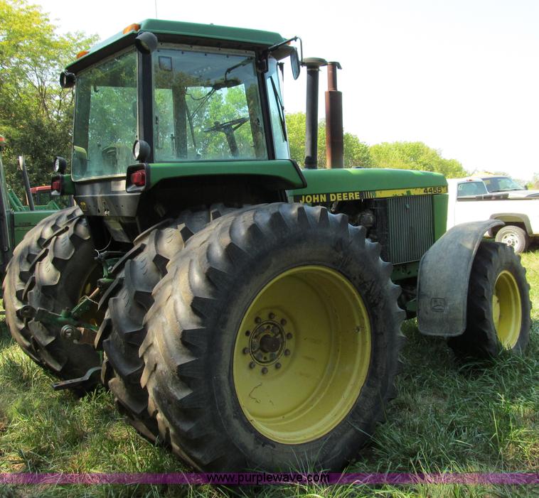 image for item E3504 1989 John Deere 4455 MFWD tractor