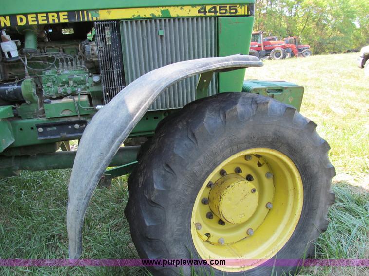 image for item E3504 1989 John Deere 4455 MFWD tractor