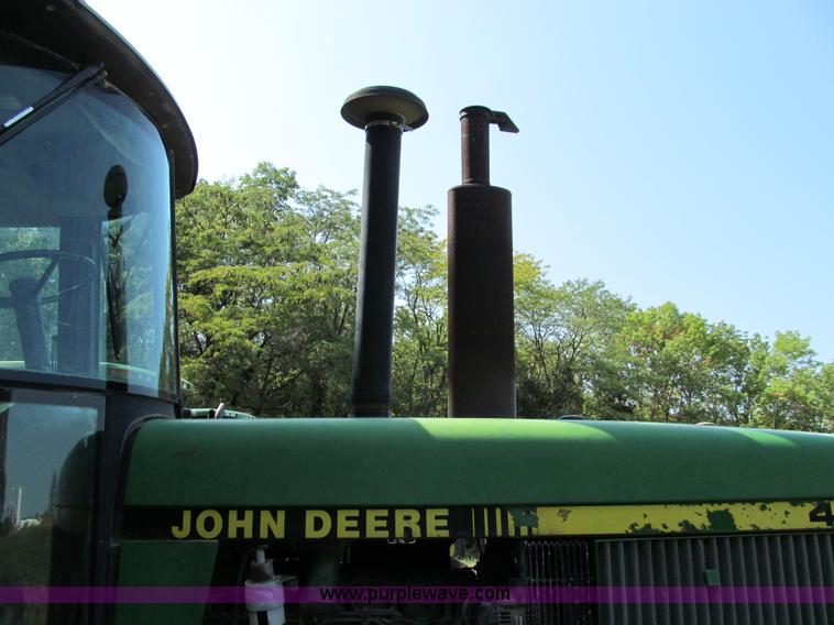 image for item E3504 1989 John Deere 4455 MFWD tractor