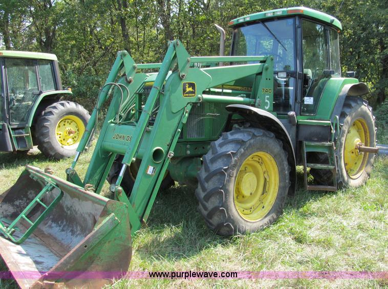 image for item E3505 1991 John Deere 7700 MFWD tractor