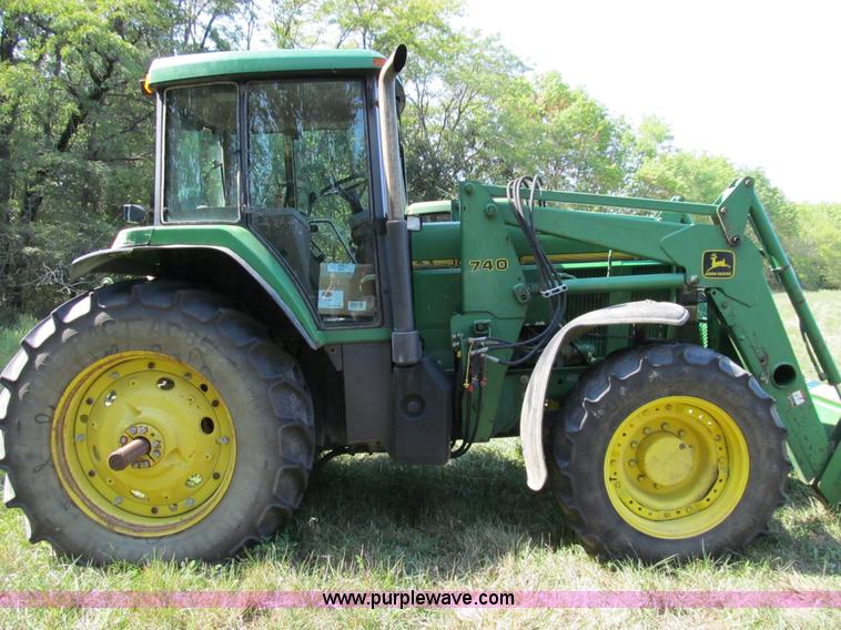 image for item E3505 1991 John Deere 7700 MFWD tractor