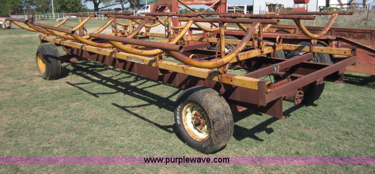 image for item F6519 Coontz hay bale trailer