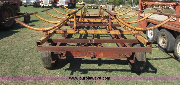 image for item F6519 Coontz hay bale trailer