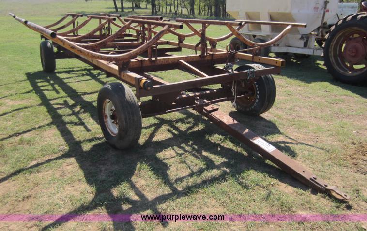 image for item F6519 Coontz hay bale trailer