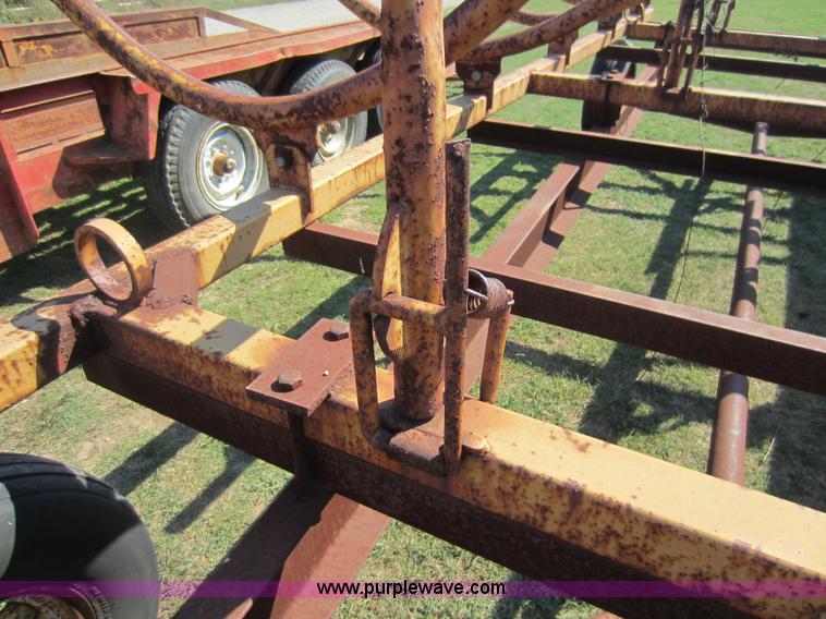 image for item F6519 Coontz hay bale trailer