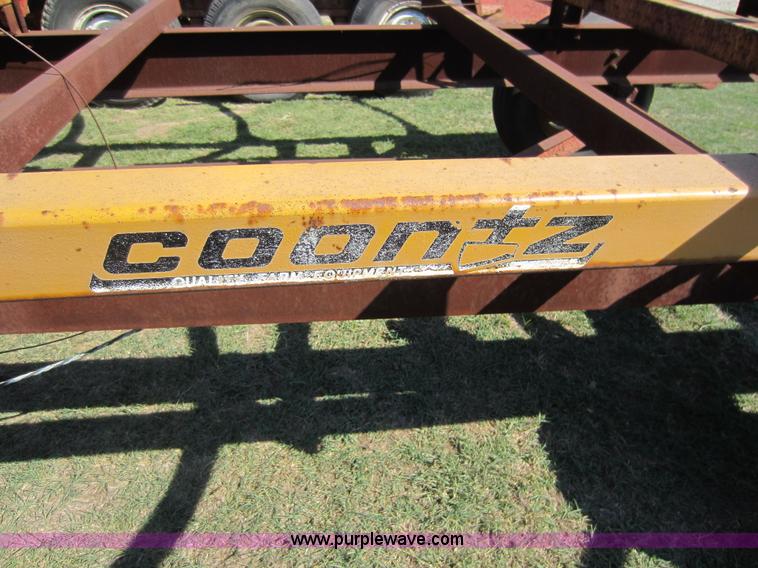 image for item F6519 Coontz hay bale trailer