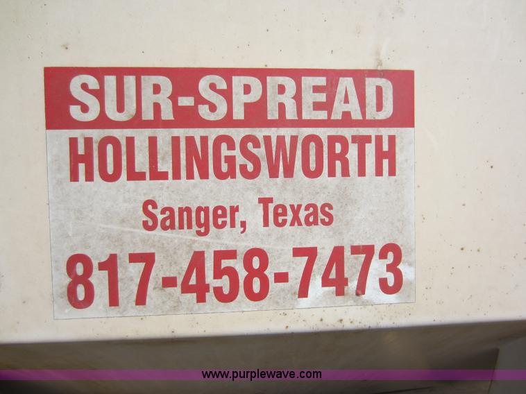 image for item F6520 Hollingsworth Sur-Spread five ton dry fertilizer spreader