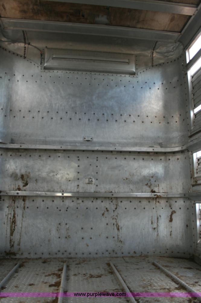 image for item G5515 1978 Wilson 45' aluminum livestock trailer