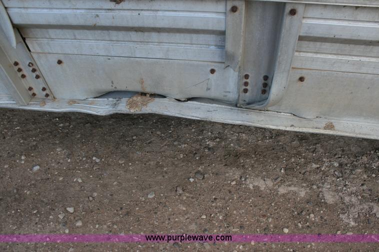 image for item G5515 1978 Wilson 45' aluminum livestock trailer