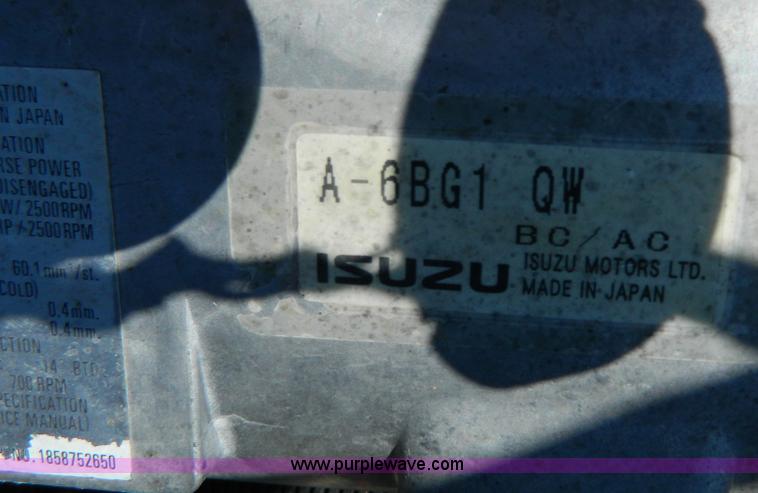 image for item S9001 Isuzu 6BG1 6.5L diesel irrigation engine