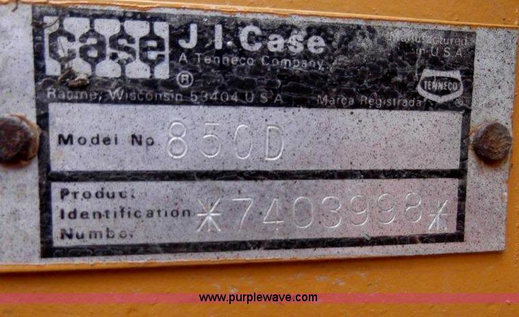 image for item B1495 1991 Case 850D longtrack dozer