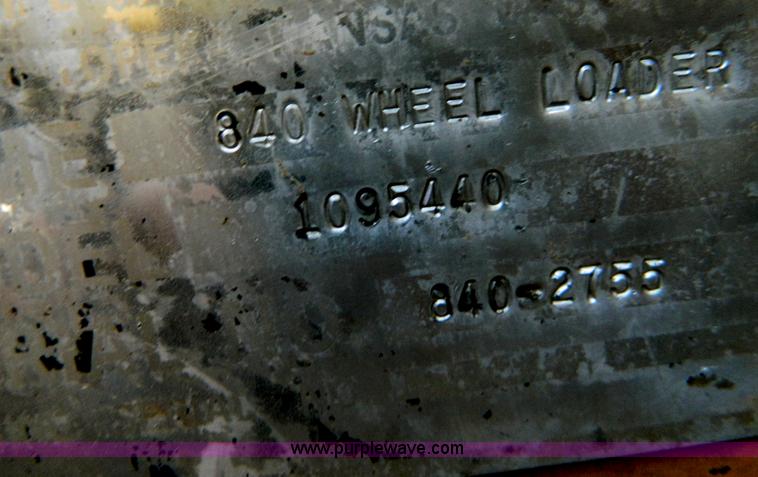 image for item B3887 Allis 840 wheel loader