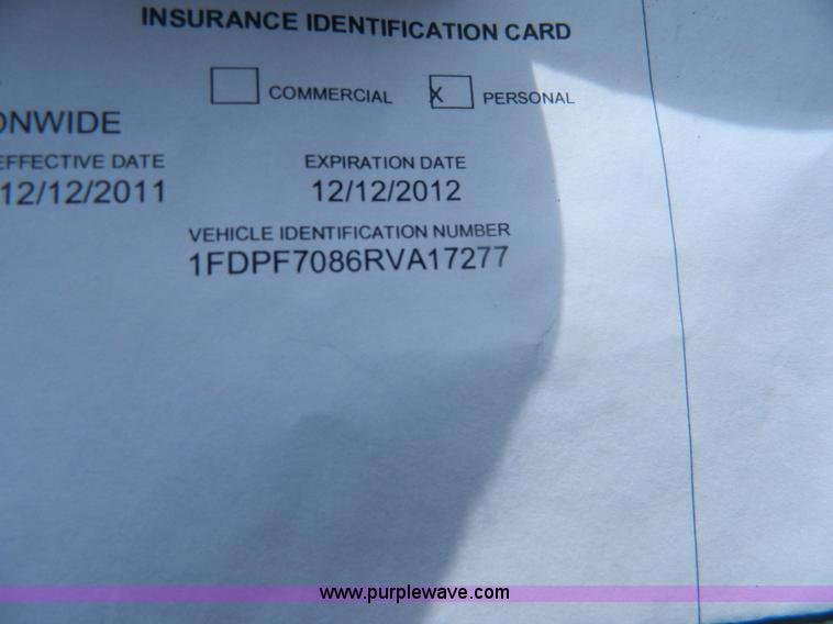 image for item B3894 1994 Ford F700 flatbed truck