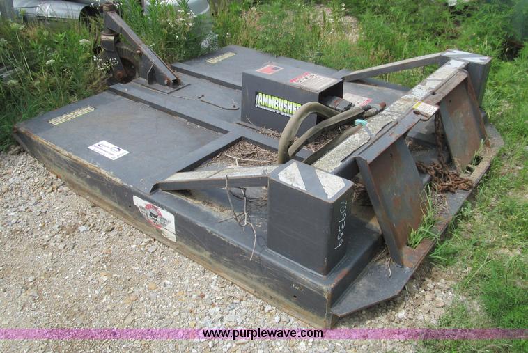 image for item B6378 Ambusher 6'W mower skid steer attachment