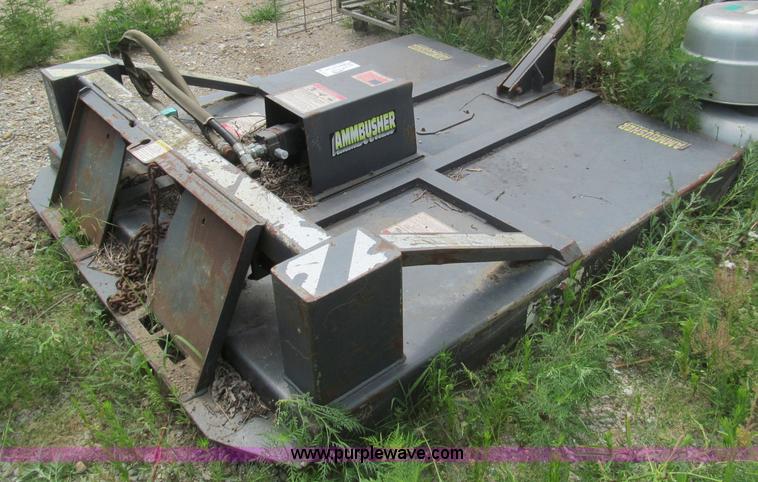 image for item B6378 Ambusher 6'W mower skid steer attachment
