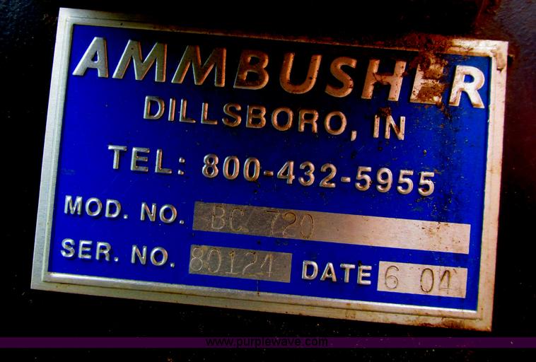 image for item B6378 Ambusher 6'W mower skid steer attachment