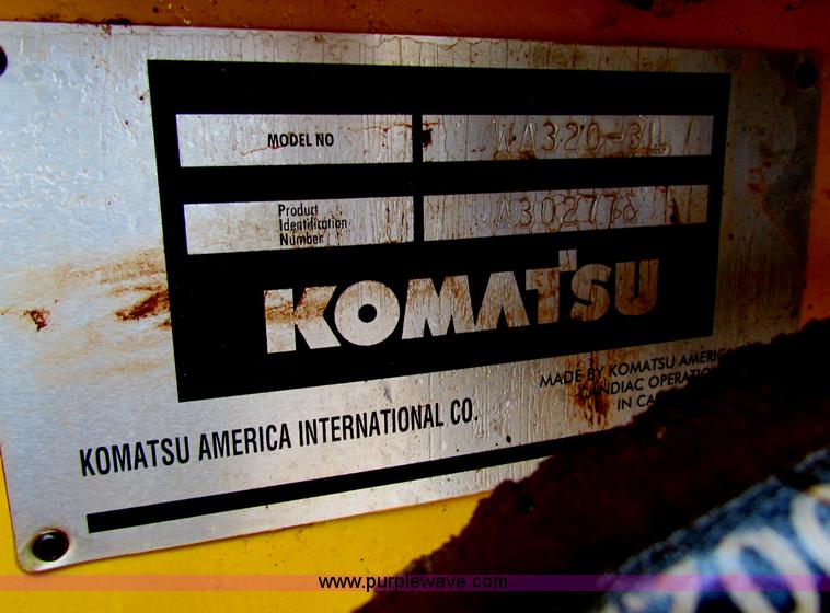 image for item B7430 Komatsu WA320-3MC wheel loader