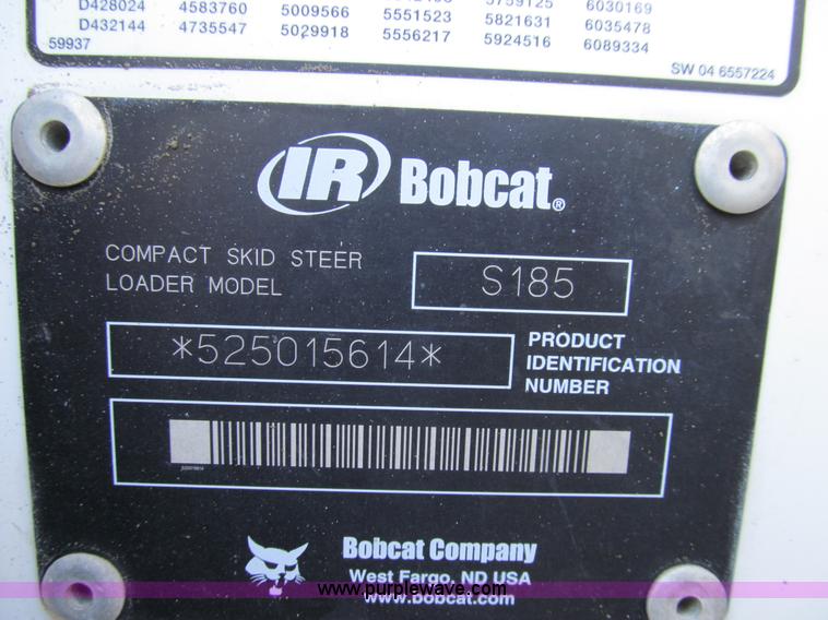 image for item E3508 2004 Bobcat S185 Turbo skid steer