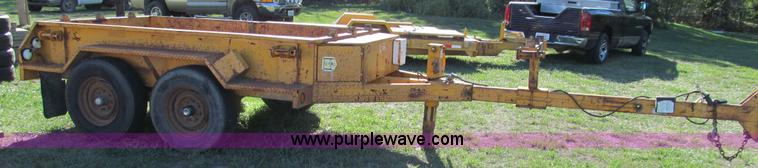 image for item E3510 1988 Brooks Brothers 9' x 5' trailer