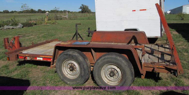 image for item E3511 1990 Ditch Witch 6 ton tilt bed trailer