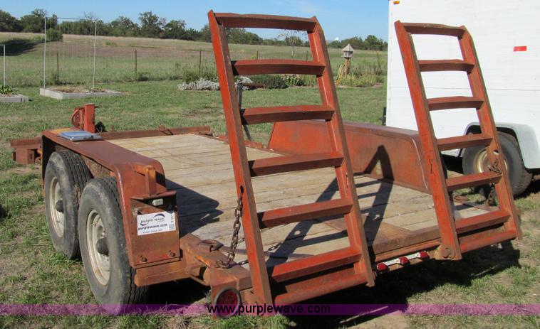 image for item E3511 1990 Ditch Witch 6 ton tilt bed trailer