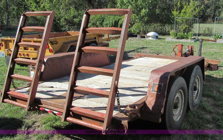 image for item E3511 1990 Ditch Witch 6 ton tilt bed trailer