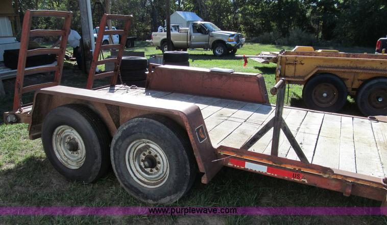 image for item E3511 1990 Ditch Witch 6 ton tilt bed trailer