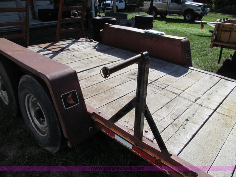 image for item E3511 1990 Ditch Witch 6 ton tilt bed trailer