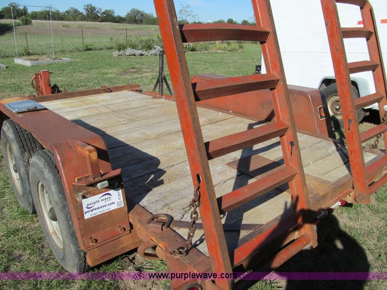 image for item E3511 1990 Ditch Witch 6 ton tilt bed trailer