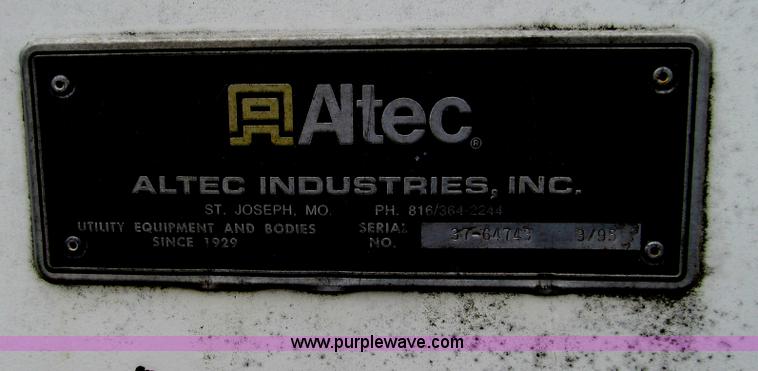 image for item E3515 1995 Ford F800 bucket truck