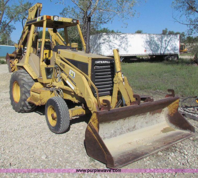 image for item E8043 1986 Caterpillar 416 backhoe
