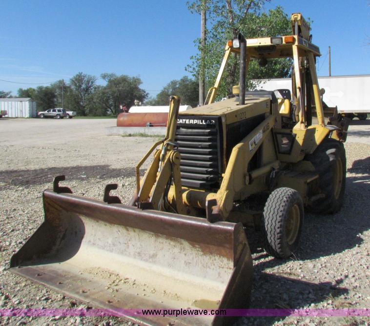 image for item E8043 1986 Caterpillar 416 backhoe