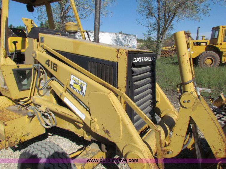 image for item E8043 1986 Caterpillar 416 backhoe
