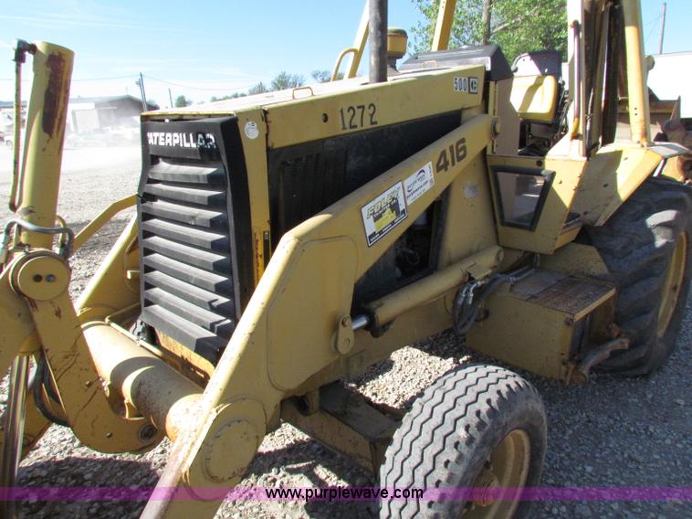image for item E8043 1986 Caterpillar 416 backhoe
