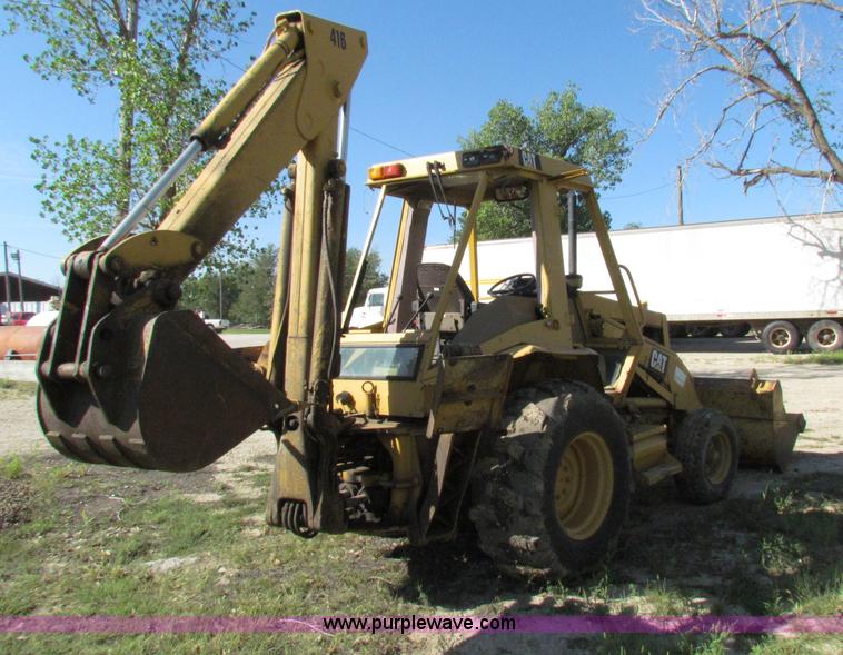 image for item E8044 1986 Caterpillar 416 backhoe
