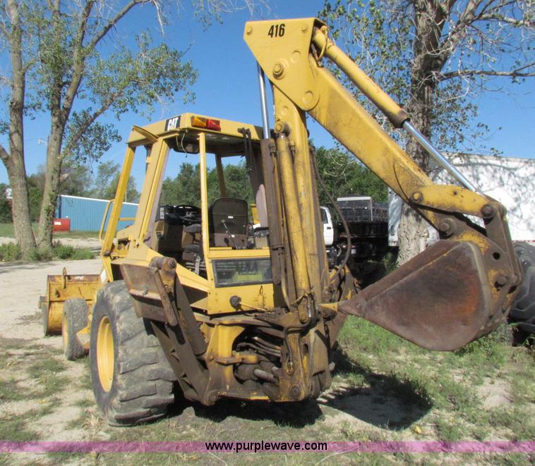 image for item E8044 1986 Caterpillar 416 backhoe