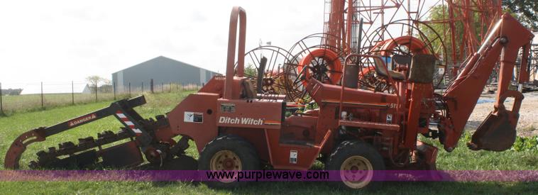 image for item F2564 Ditch Witch 5110 trencher backhoe