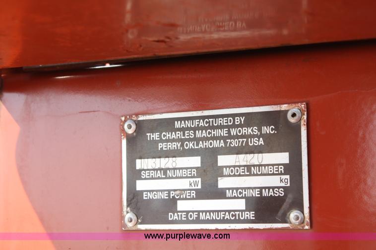 image for item F2564 Ditch Witch 5110 trencher backhoe