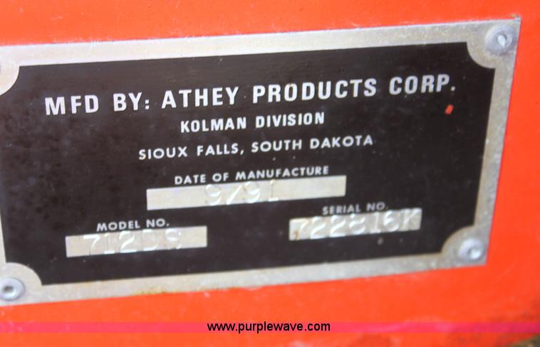 image for item G4730 1991 Athey 7-125 force feed loader