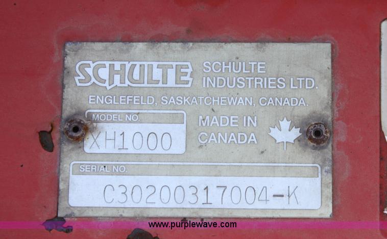 image for item G4737 2000 Schulte XH1000 rotary mower