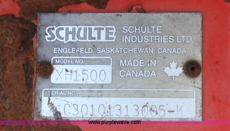 image for item G4740 2000 Schulte XH1500 batwing rotary mower