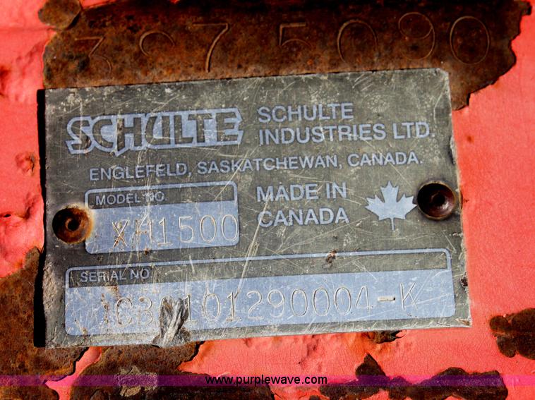 image for item G4754 2000 Schulte XH1500 batwing mower